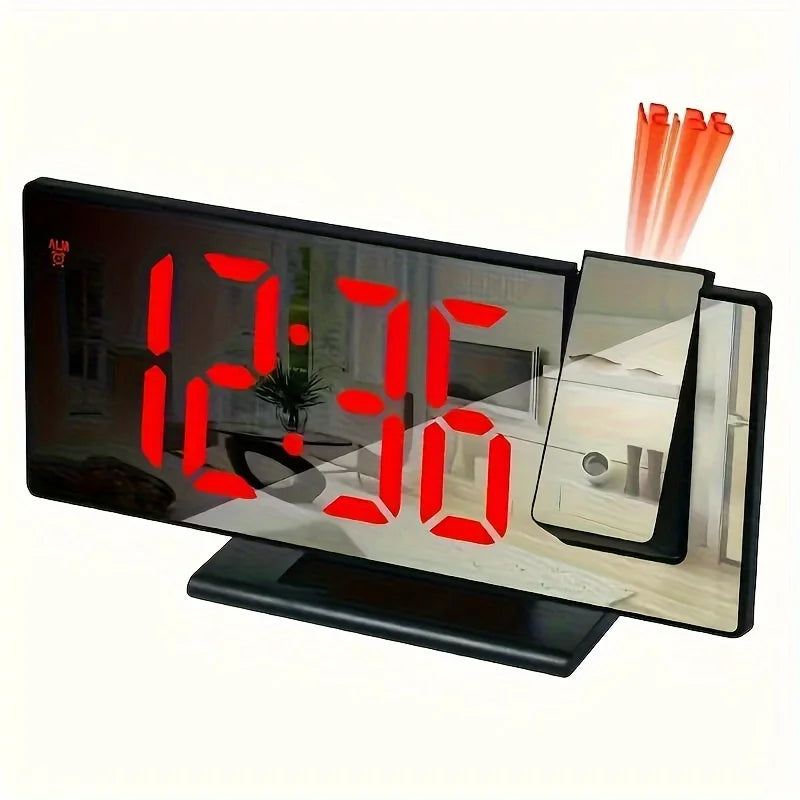 Black case - red display