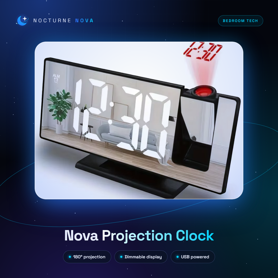 Nova Projection Alarm Clock by NocturneNova